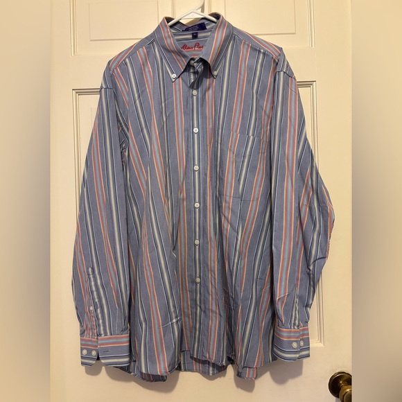 Alan Flusser Other - Alan Flusser Multicolor Striped Button Down long sleeve shirt travel business